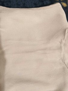 ZARA Women White Sleeveless Top