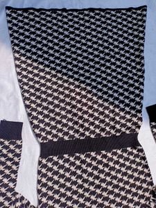 Vintage Houndstooth Dress 🖤
