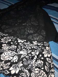 Black Cute Layerd Dress