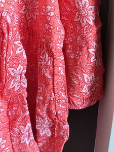 Floral Print Tunic Top