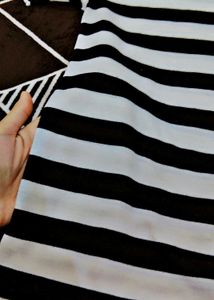 Striped Polo Top with Levis Logo