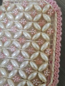 Beaded Pearl Pouch