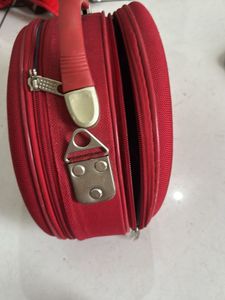 Red Fabric Pouch