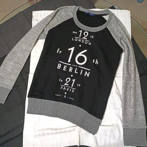 Black Sweater Sweatshirt