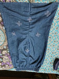 Denim Maxi Skirt