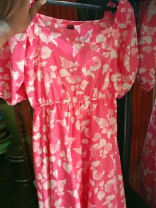 Floral Pink Dress