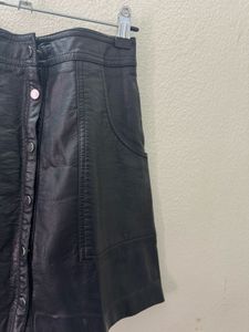 Black Skirt With Front Closure