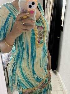 Beautiful Patiala Suit + 1 Short Kurti