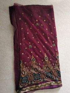 Net Febrick Saree,Silk Peticot, Stylish Blouse