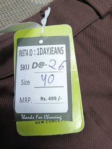 D@26 Size-40 Cargo Jeans