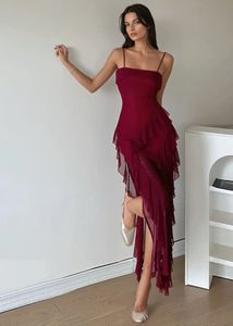 Newme Burgundy Stunning Dress