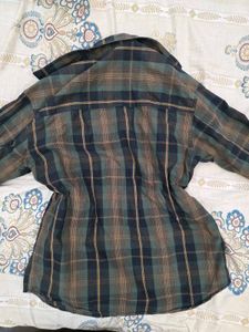 Green Plaid Oversized shirt