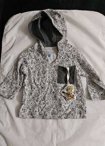 Dog Print Baby Pullover