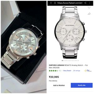 armani watch negotiable