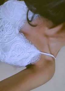 Mesh White Crop Top
