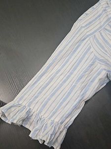 Blue Stiped Top