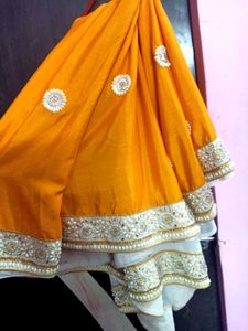 Sale Price Heavy Work Bridal Saree