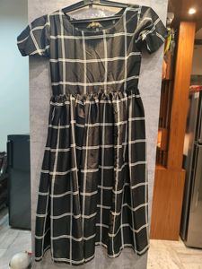 Women Mid Length Polyester Dress