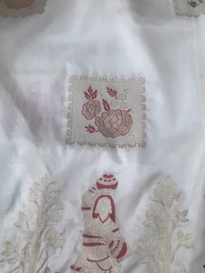 Pure Dola Silk Dyeable Saree