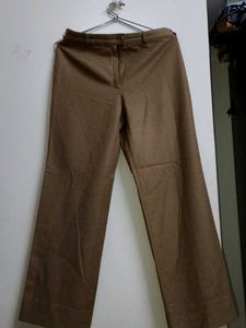 Brown Straight Leg Pants