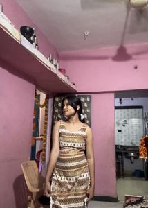 Patterned Sleeveless Kurti For Xs Girl