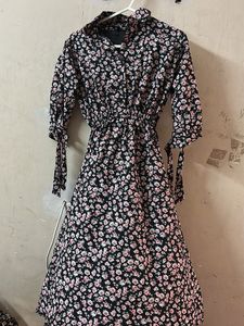 Floral Print Midi Dress