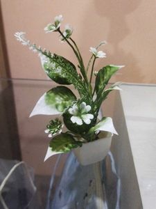 Set Of 10 Mini Artificial Plants.