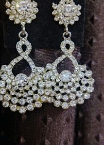 Diamond Stone Earrings , Beautiful Design