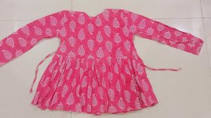 Cute Pink Printed Top