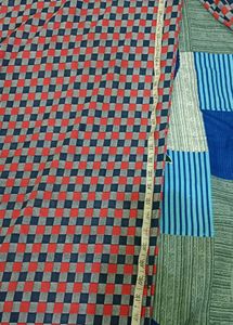 Checkered Print Kurta