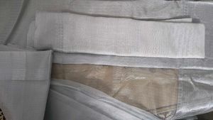 Elegant Silver Tissue Kota Saree