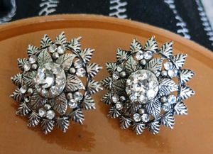 Oxidised Silver Earrings