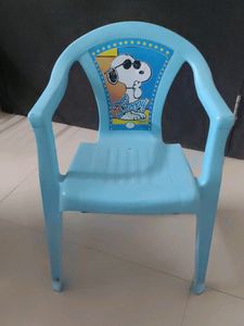 Kids Plastic Chair In Blue Colour