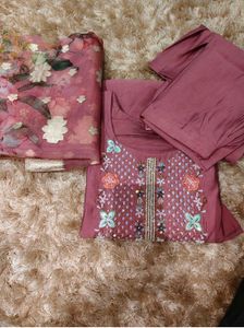 Luxury Kurti Set With Pant Duppata