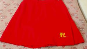 Red Skirt with Logo