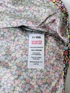 Floral Print Cami Dress 11y