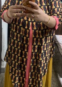 Ethnic One Piece Layered Dress