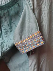 Embroidered Kurta with Salwar