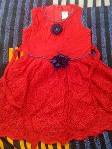 Three Cute New Dresses Combo For 6-9months Bab