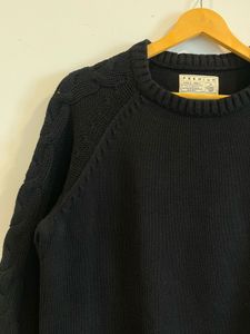 Jack &amp; Jones- Black Knit Sweater (L)