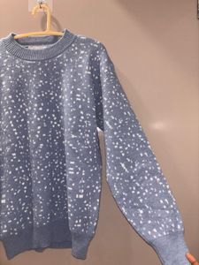 Print Sweater Top