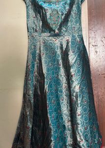 Elegant Blue Ethnic Gown
