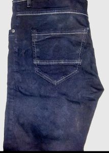 Men Black Slim Tapered Fit Cotton Jeans
