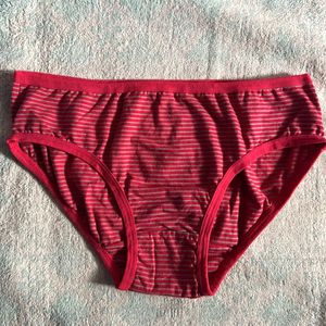 Pack Of 4 Striped Hipster Panties