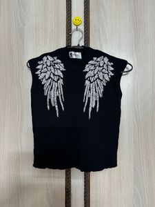 Statement Sleeveless Top