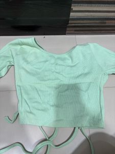 Y2K Backless Crop Top