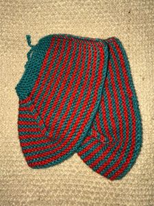 Striped Hand Knitted Socks