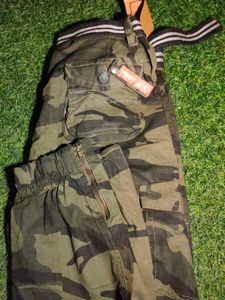 Camo Cargo Shorts 6 Pockets