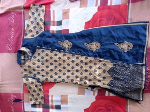 Jacquard Long Skirt And Kurta