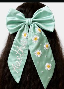 Hand Embroidery Customised Hair Clips